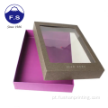 Art Paper Dobing PVC Window Display Gift Boxes